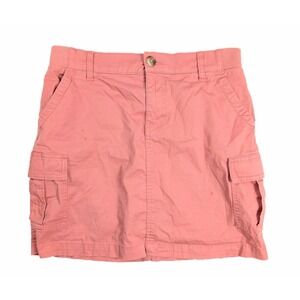 Lee Pastel Pink Regular Fit Mid Rise‎ Cargo Skort Women's Size 6 / Medium